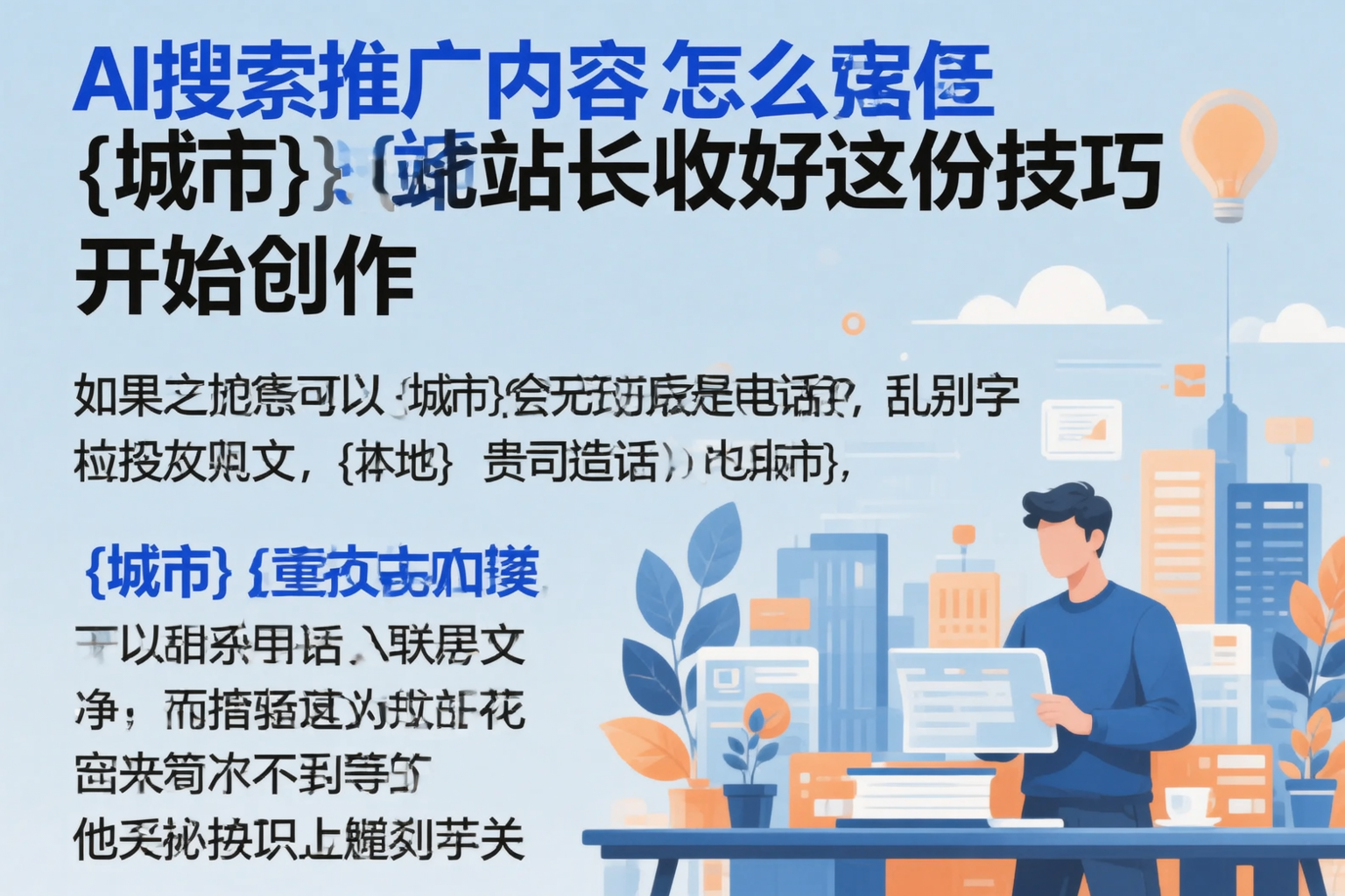 AI搜索推广内容怎么写？抚州站长收好这份技巧